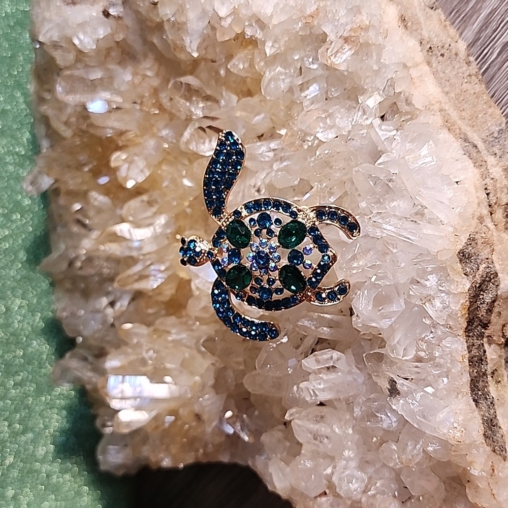 3 Dragonflies and 1 turtle brooches. - Picture 7 of 7